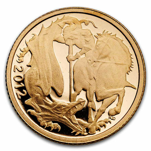Great Britain Gold 1/4 Sovereign Proof/BU (Random Year)