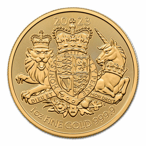 2023 Great Britain 1 oz Gold The Royal Arms BU