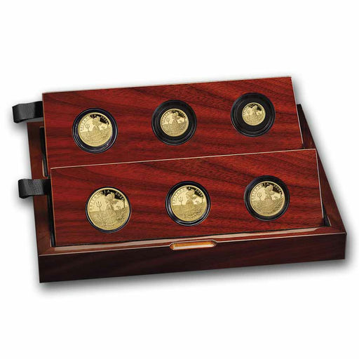 2026 Great Britain 6-Coin Gold Britannia Proof Set